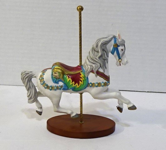 Franklin Mint The Treasury Of Carousel Art Horse 1988 NIB