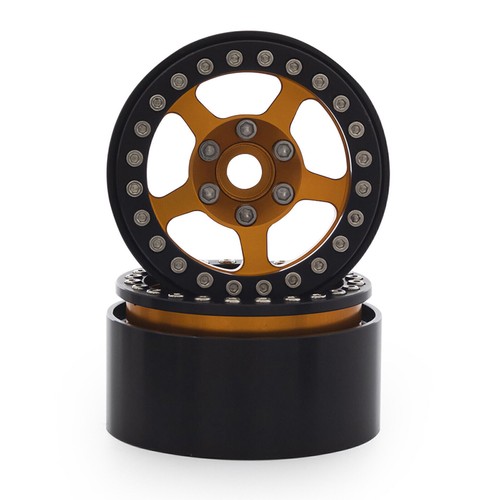 1.9" Five-Spoke Wheel Rims Metal Wheel Hub Rims for 1/10 RC Crawler Car Upgrade - Picture 5 of 16