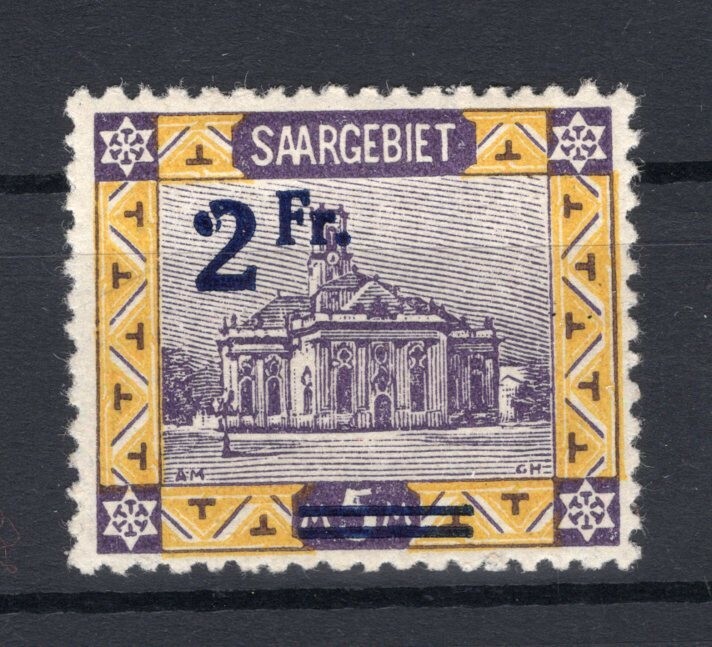 Saar 81 Pfii Abart * Mh 60eur (R2862