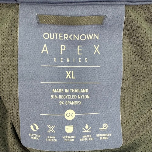 Outerknown Apex Jacke Herren Extra Large Navy Full Zip Kapuze Kelly Slater Sentry - Bild 3 von 14