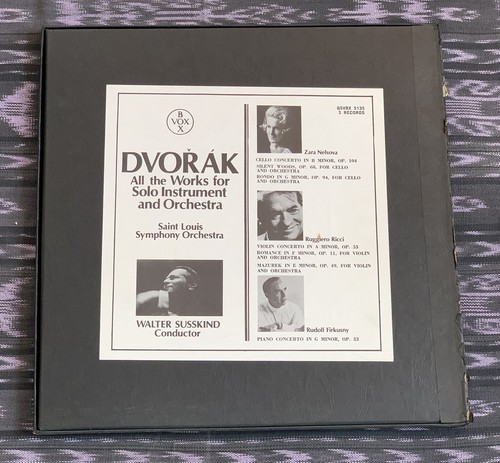 LP Lot NM Dvorak Talich Serenades All The Works For Cello Violin Piano Concerto - Picture 6 of 6