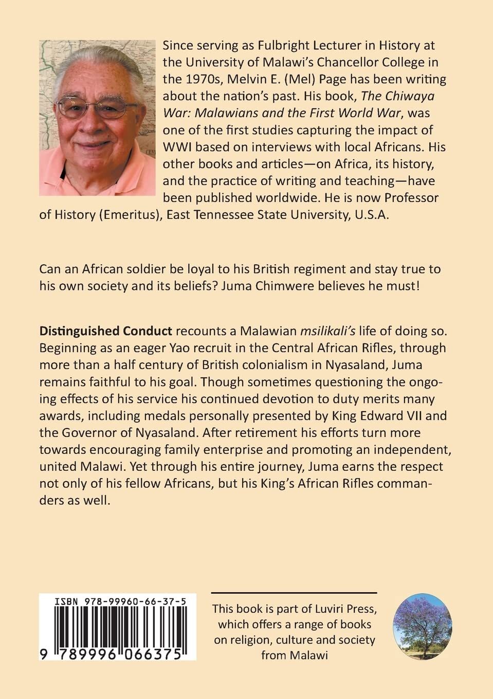 Thumbnail - Melvin Page Distinguished Conduct (taschenbuch)