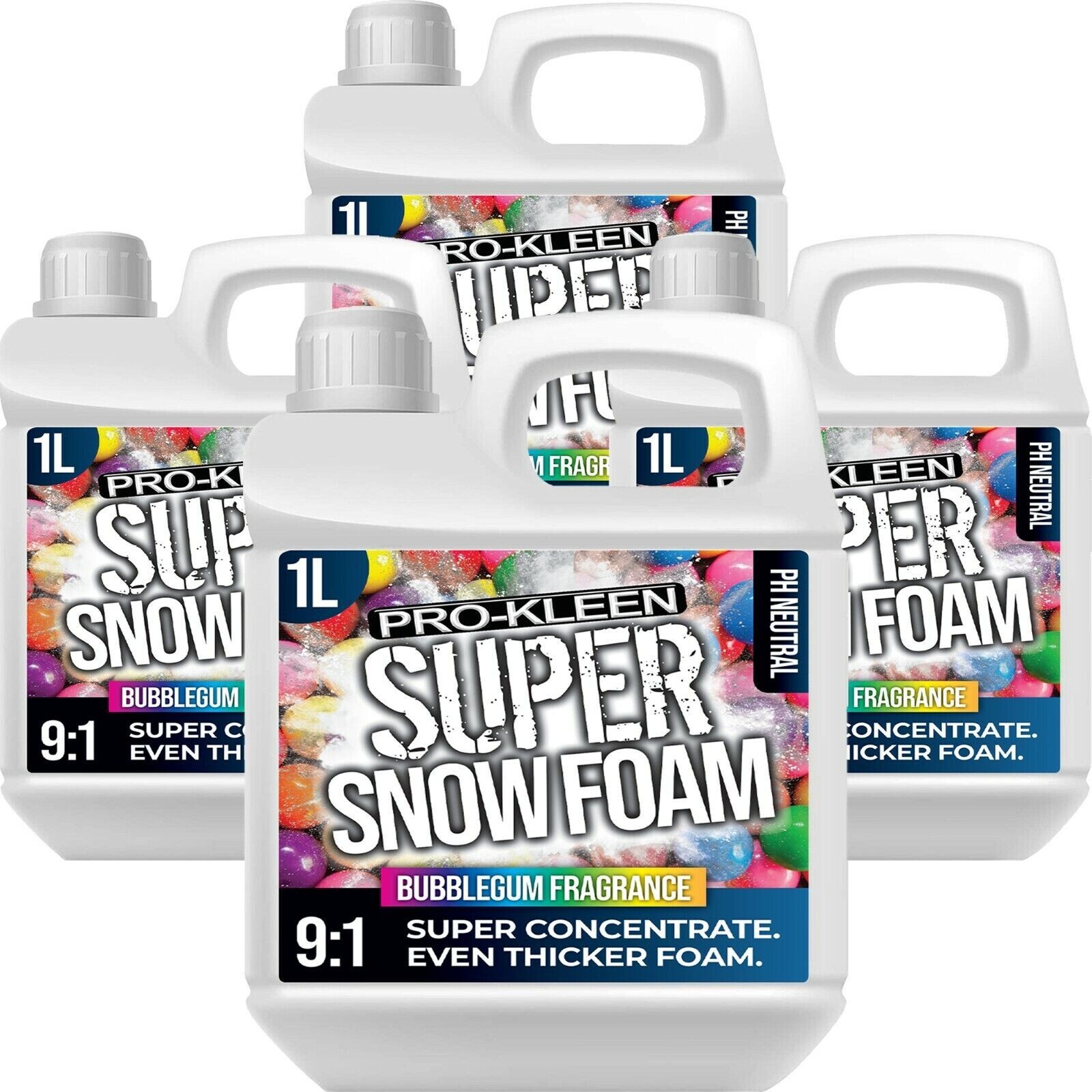 (Bubblegum, 4L) Prokleen Super Concentrate Snow Foam Car Shampoo - Image 2