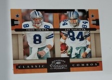 2008 Donruss Classics Combos Gold #CC-9 Aikman /Novacek 358/1000. Dallas Cowboys