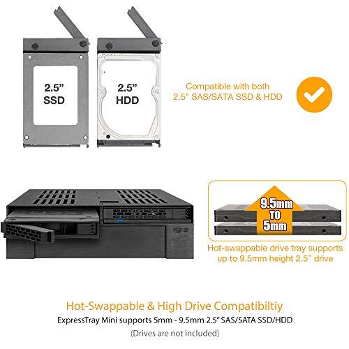 Icy Dock ExpressCage MB322SP-B Rack Mobile backplane Cage boitier de Rack Hot... - Photo 7/10