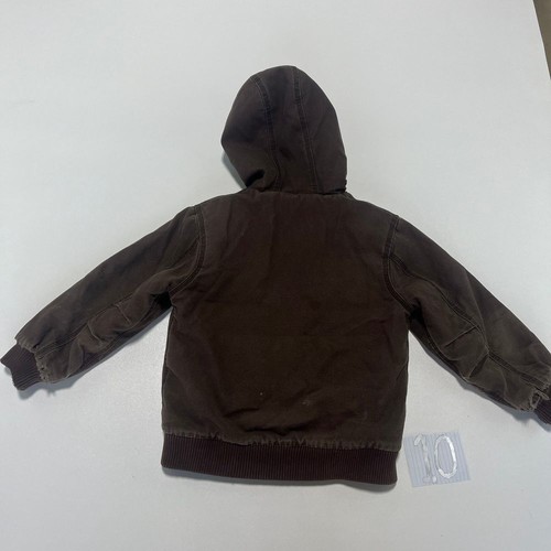 Boys carhartt size small brown jacket - Picture 3 of 3