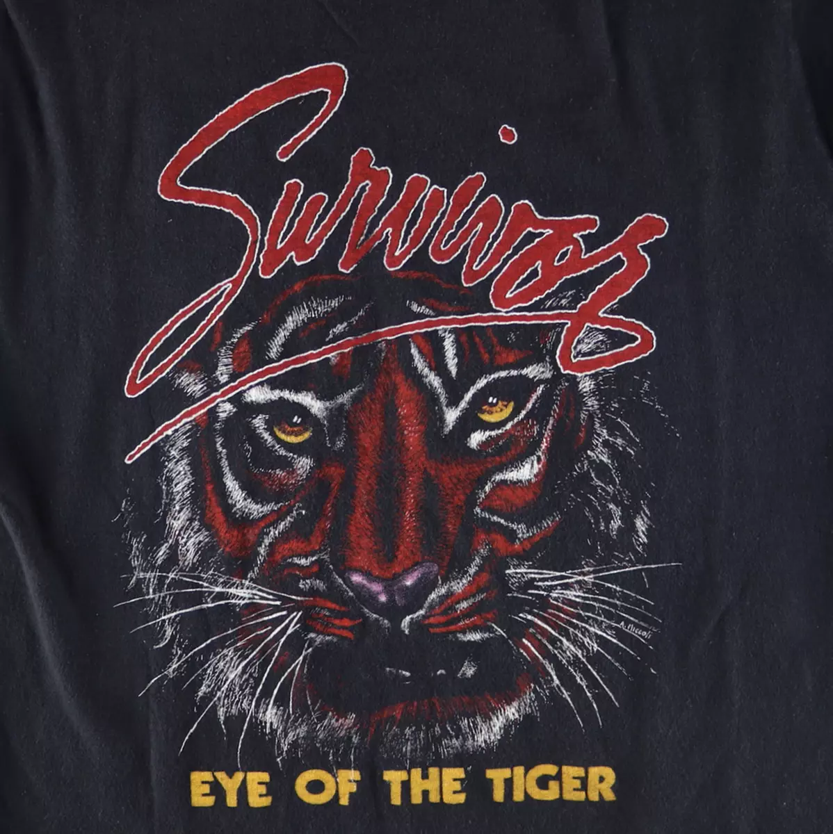 Vintage 1982 Survivor Eye Of The Tiger Tour T-Shirt S-234XL TT2202