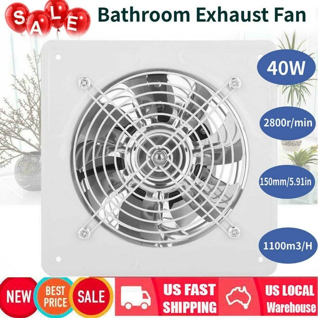 Waterproof Mute Wall Extractor Exhaust Fan Window For Bathroom Kitchen Toilet For Sale Online Ebay