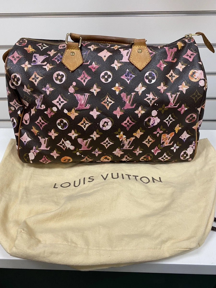 Louis Vuitton Richard Prince Monogram Watercolor Aquarelle Speedy