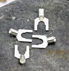 Nerve Audio Silver Spades Plug 10-12 AWG set of 4 Spade Plugs DIY