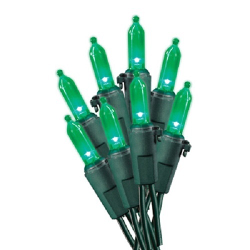 (2) ea Holiday Wonder 4007-88A 100 Count GREEN Extra Bright Christmas Light Sets - Picture 1 of 1