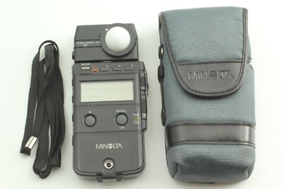 NEAR MINT w/ Case Strap】 Minolta Flash Meter IV Light Meter