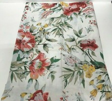 RALPH LAUREN SANNAH PILLOW SHAM FULL Floral Red Yellow Flowers NEW