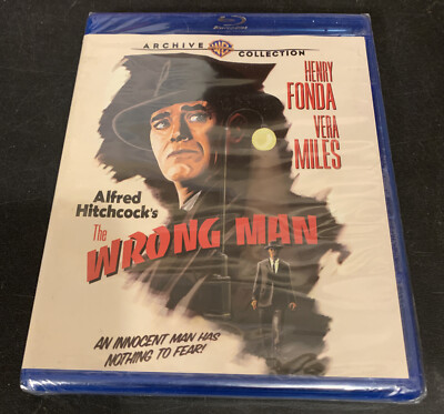 The Wrong Man (Blu-ray, 1956) -- Henry Fonda, Alfred Hitchcock New Sealed
