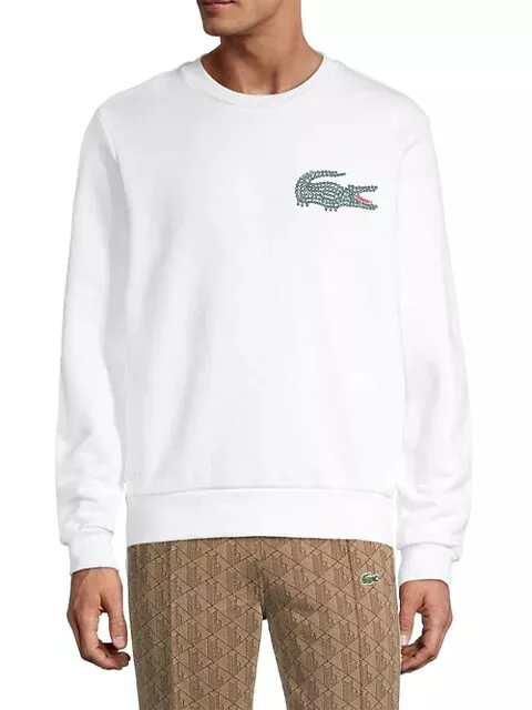 Lacoste big shop croc sweatshirt