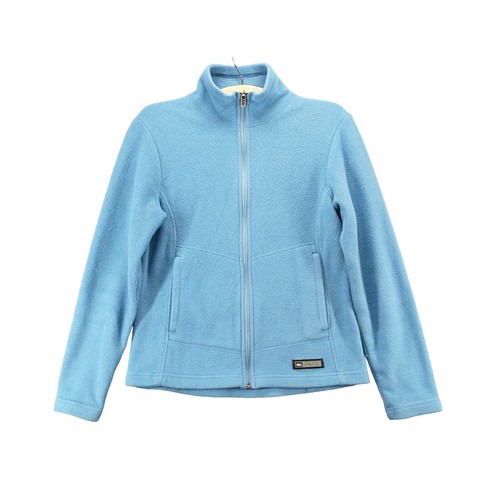 REI Size S Womens Blue Full Zip Pocket Fleece Lined Slim Athletic