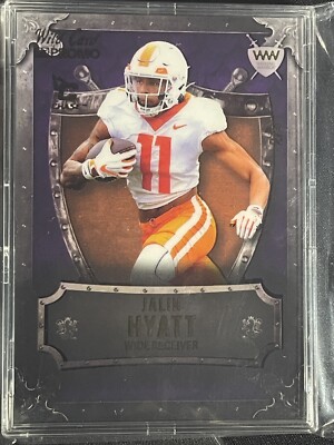 2023 WILD CARD MATTE PURPLE CHASE SP JALIN HYATT WEEKEND WARRIOR 2/5  GIANTS