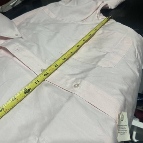 VTG Planteen&krogh Men's 100% Imported cotton Light Pink Oxford Academia Shirt - Picture 5 of 9