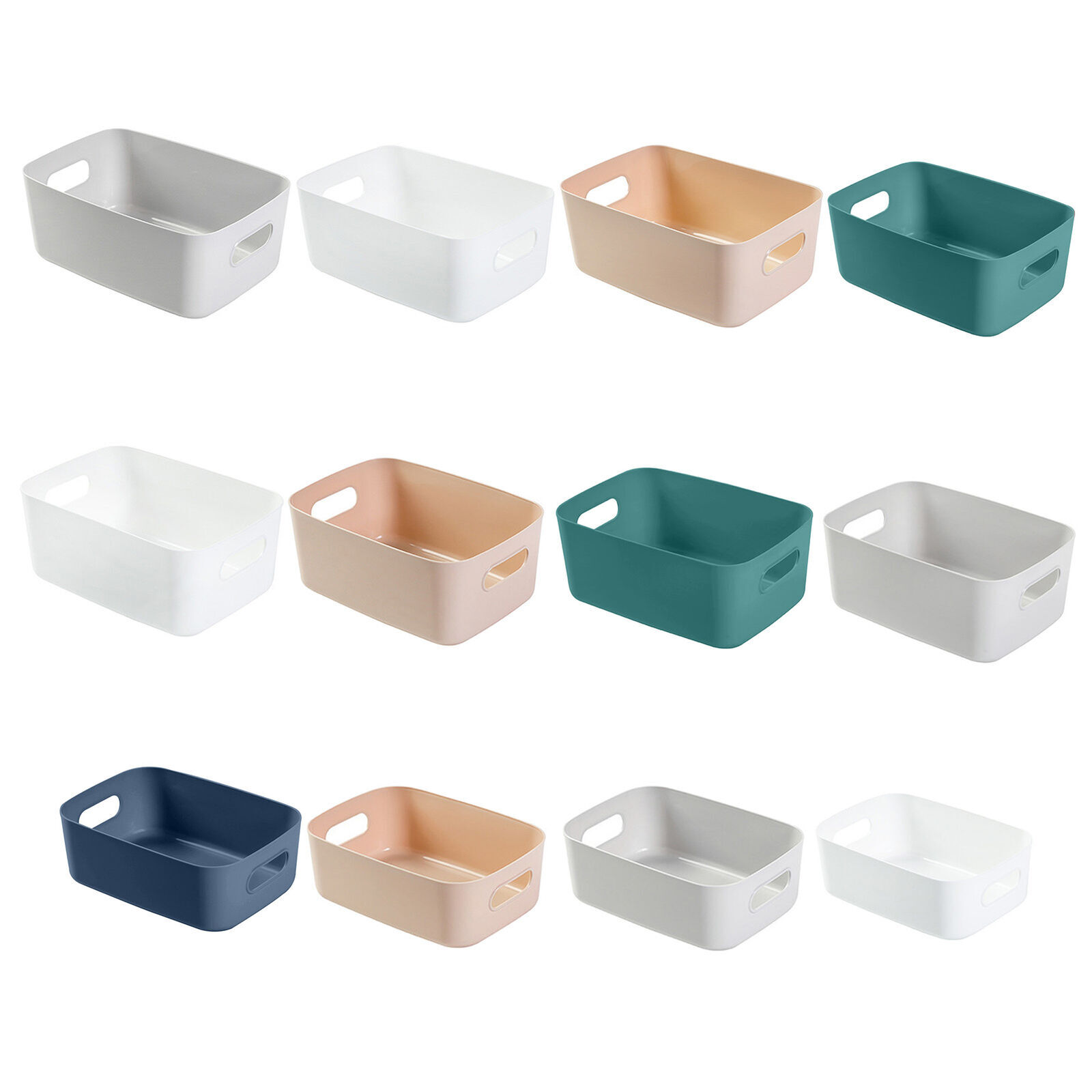 Desktop Storage Basket PP Cosmetic Storages Box Desktops Sundries Organizer