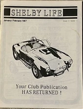 Shelby COBRA GT350 GT500 MUSTANG Magazine Carroll FORD 289 Race Sport Car RACING