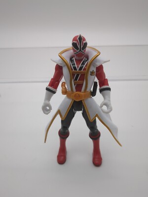 Power Rangers Super Samurai Red Fire Ranger Action Figure Bandai 2011 4 ...