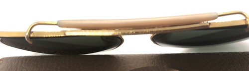 VINTAGE RAY-BAN AVIATOR SUNGLASSES USA Bausch Lomb w/brown case B2 - Picture 12 of 12