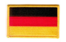 Toppe Toppa PATCH GERMANIA Bandiera 7x4.5cm banderina ricamata termoadesivo