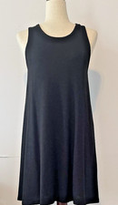 Madewell tank A-line sleeveless womens dress black soft sz Medium