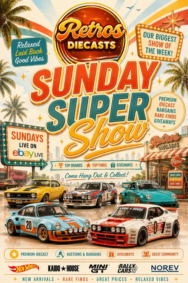 🌴 Sunday Super Show | The Big Weekly Diecast Event | Hot Wheels