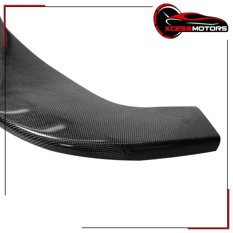 Fits 04-10 BMW E60 M5 Carbon Fiber Under Front Bumper Lip Spoiler Splitter CF - Image 4 of 4