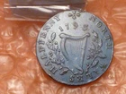 Original IRELAND 1793 DRUIDS Head North Wales Colonial Halfpenny Trade Token # A