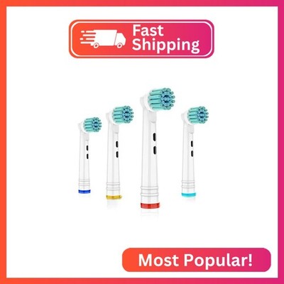 BUKURII Replacement Toothbrush Heads Compatible with Oral B Electric Toothbrushe