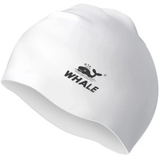Extra Large Swim Cap for Women Men, Durable Silicone Swimming Hat with Ear Prote
