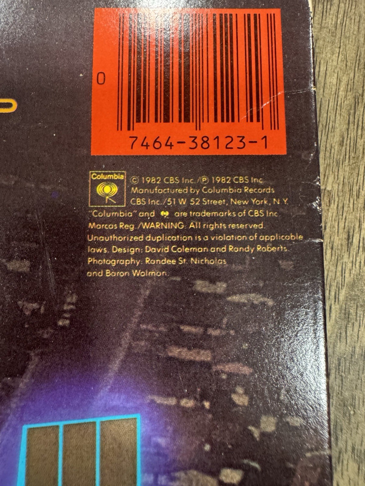 Andre Cymone Vinyl LP Livin In The Hew Wave Columbia 1982 thumbnail 5