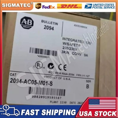 New Sealed AB 2094-AC05-M01-S Kinetix 6000 Integrated Axis Module US Free Tax
