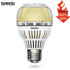 Sansi 17w200w Led Light Bulb Dimmable 5000k Daylight Home Bedroom Lighting E26 Sansi 17w200w Led Light Bulb Dimmable 5000k Daylight Home Bedroom Lighting E26