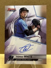 THOMAS WHITE 2025 BOWMAN'S BEST OF 2025 AUTOGRAPH MARLINS AUTO