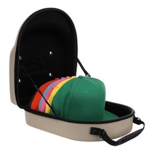 Lids Hat Travel Case Baseball Cap Carrier for 6 Hats, Durable Khaki Exte