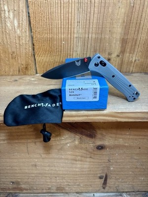 Benchmade Bugout 535 Pocketknife Stainless Ball Bearing Lock Drop Point Plain