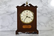 Telechron Warren Electric Mantel Clock w/Brass Finial 1940's Vintage