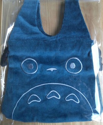Totoro Tote Bag: Navy Corduroy, ZIPLESS, Medium, USPS, Used, My Neighbor