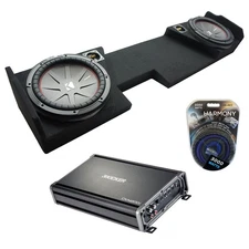 2014-2018 Chevy Silverado Double Cab Kicker CompR CWR12 Dual 12 Sub Box CX1200.1