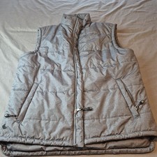 Cody James Authentic Western Apparel Vest Mens S Gray Puffer Full Zip
