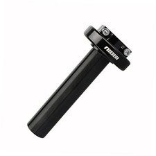 Aluminum 7/8" Motorcycle Throttle Handlebar Adjust Accelerator CNC Black