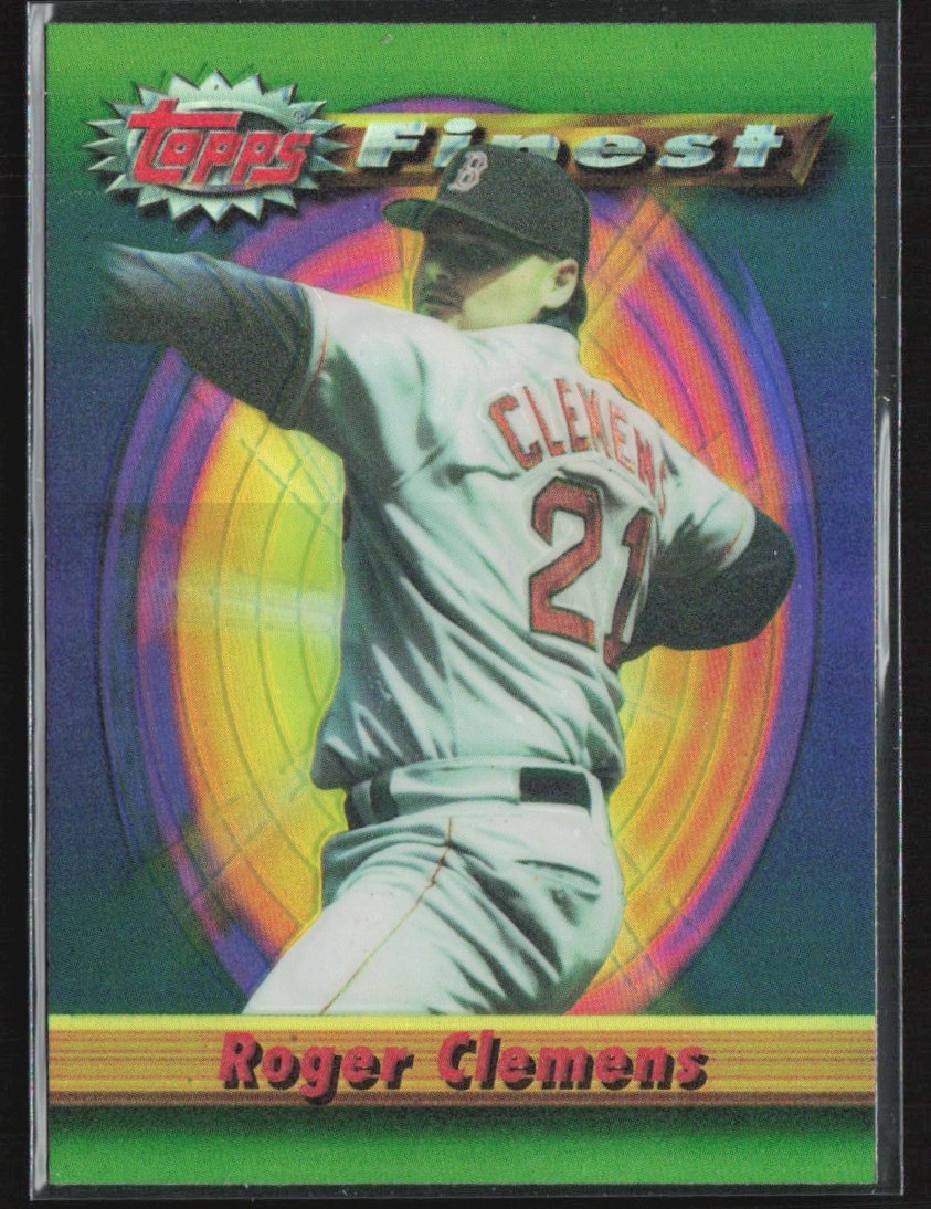 Roger Clemens 1994 Topps Finest Refractor #217 Boston Red Sox