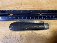 Vintage CATTARAUGUS LITTLE VALLEY 22296 Large Ebony Jack Knife