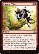 1 x Pirate's Pillage - Rivals of Ixalan - Light Play - MTG