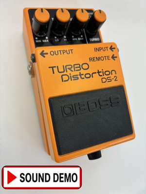 BOSS DS-2 Turbo Distortion Guitar Pedal Made in Taiwan Boxed w/ DEMO
