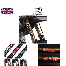 Motorcycle Front Fork Stickers Motocross Waterproof Fork Decal for Showa KYB ...