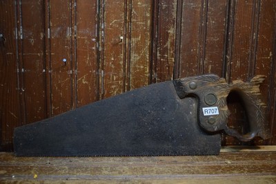 CROSSCUT PANEL SAW DISSTON & SONS 12-1/2'' BLADE 10 POINT CIRCA 1896 TO 1917 WOOD